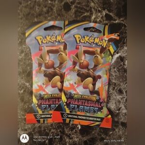 Pokemon Phantasmal Flames Mega Lopunny Booster Pack 2ct Lot SLEEVED AND SEALED